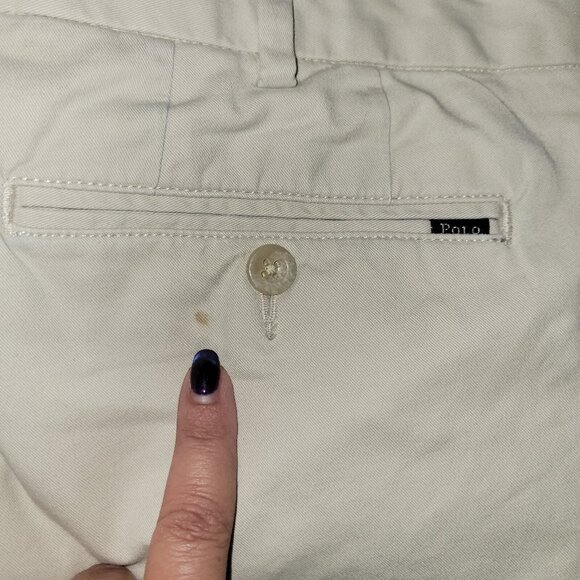 Polo Ralph Lauren Pants Mens 36x30 Tan Stretch Custom Fit Double Button - Picture 4 of 16